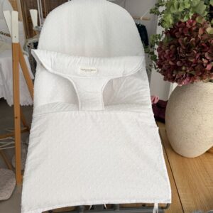 Funda hamaca babybjörn plumeti blanco