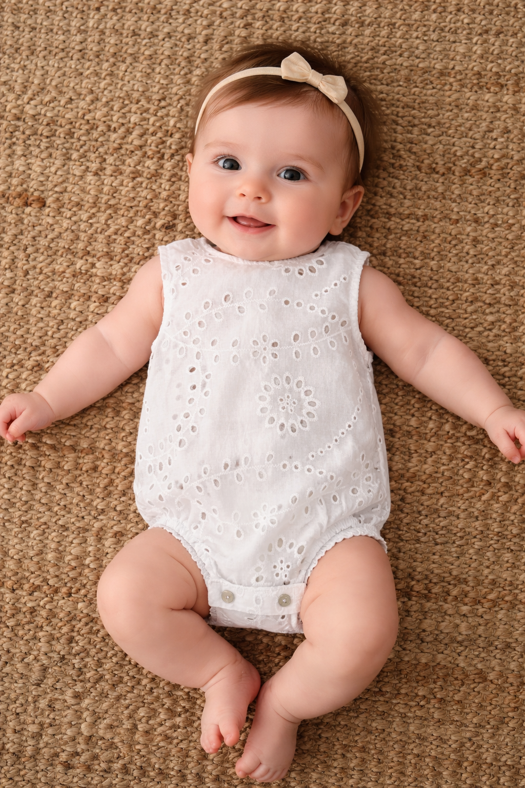 Pelele perforado blanco - Imagen 2