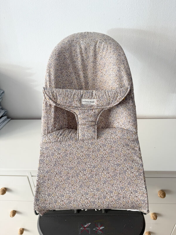 Funda hamaca babybjörn flor gris nude