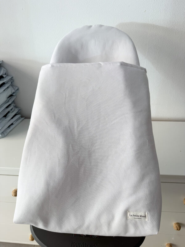 Funda hamaca babybjörn pique blanco con funda