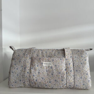 Bolsa de viaje flor gris nude