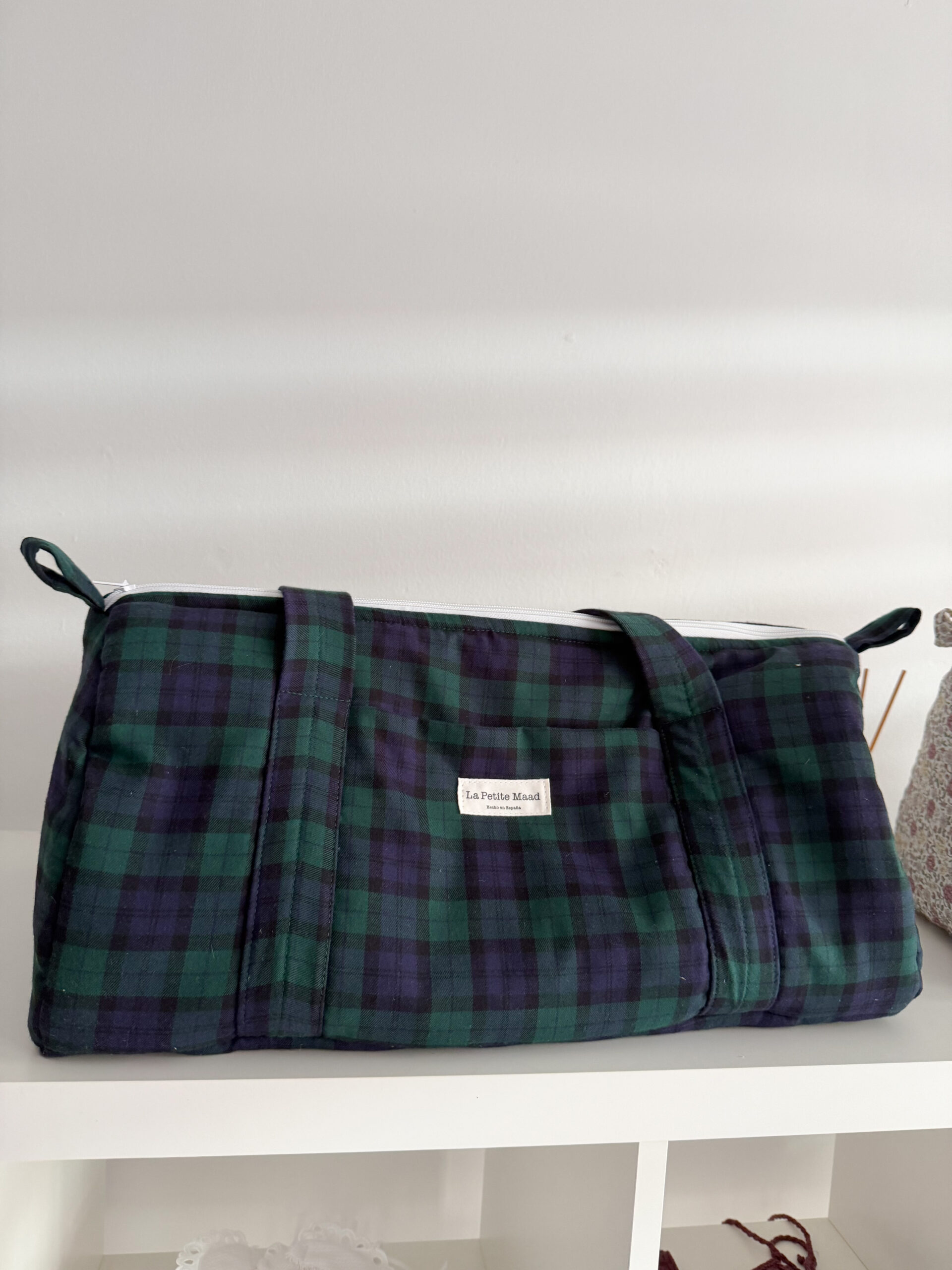 Bolsa de viaje tartán