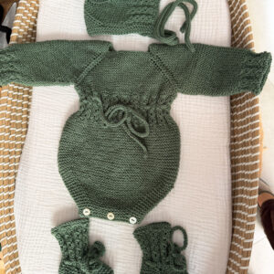 Conjunto Paula lana verde