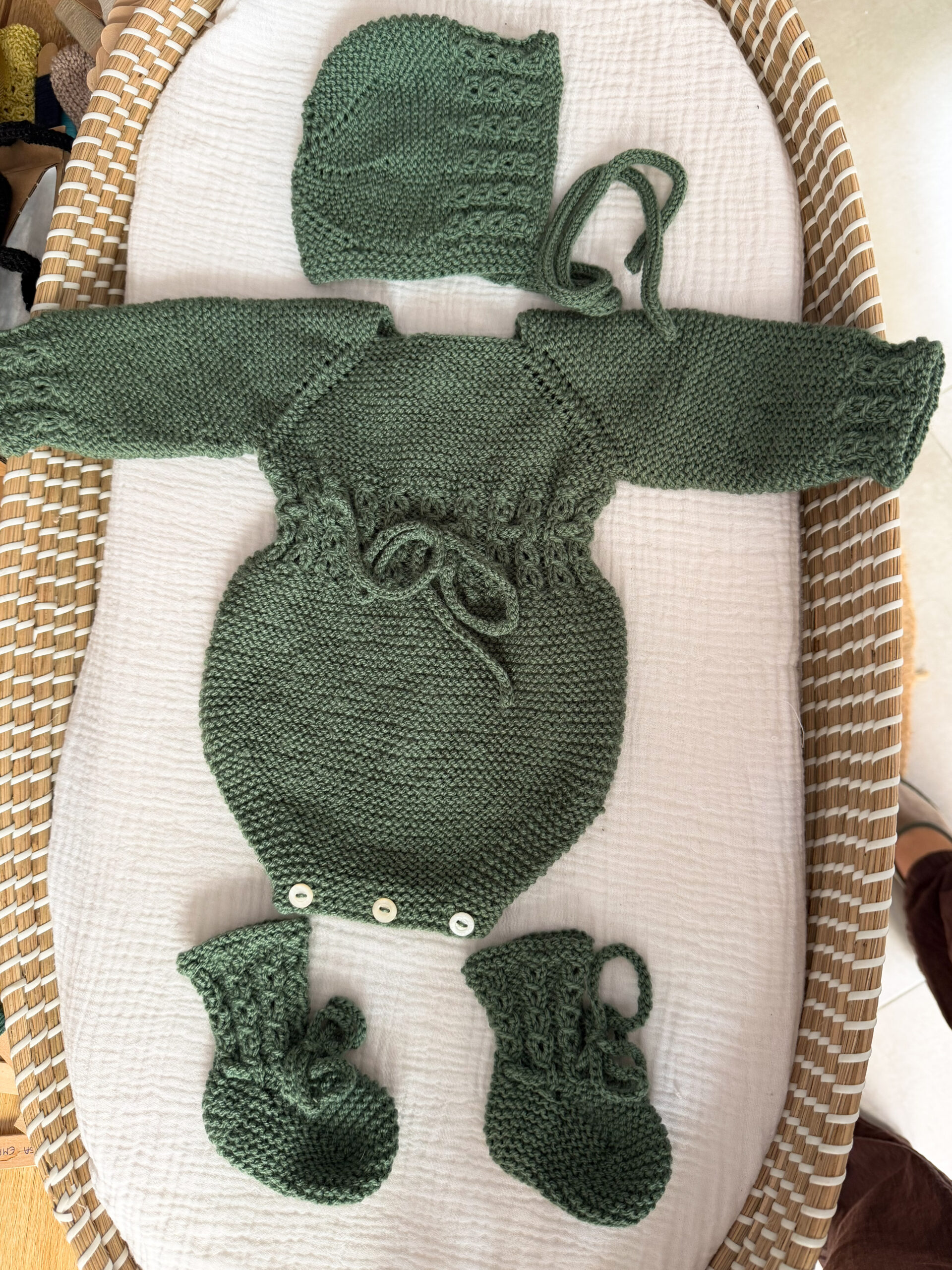 Conjunto Paula lana verde