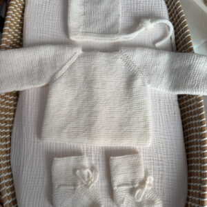 Conjunto lana blanca