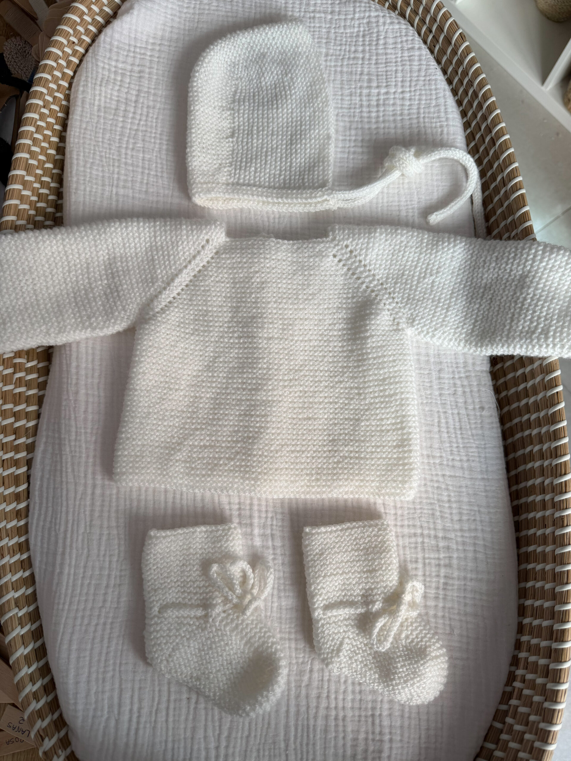 Conjunto lana blanca