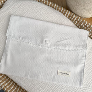 Talega piqué blanco