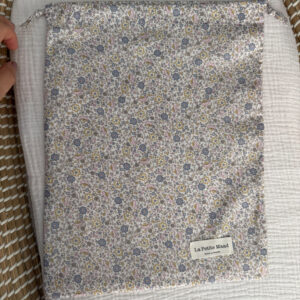 Talega flor gris nude