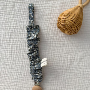 Chupetero flor azul oscura