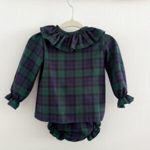 Jesusito Cata tartan azul y verde