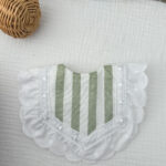 Babero pipo rayas verde