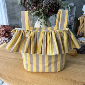 Bolso de carro rayas limón