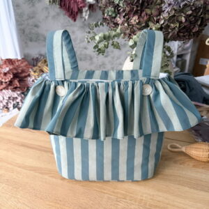 Bolso de carro rayas bosque