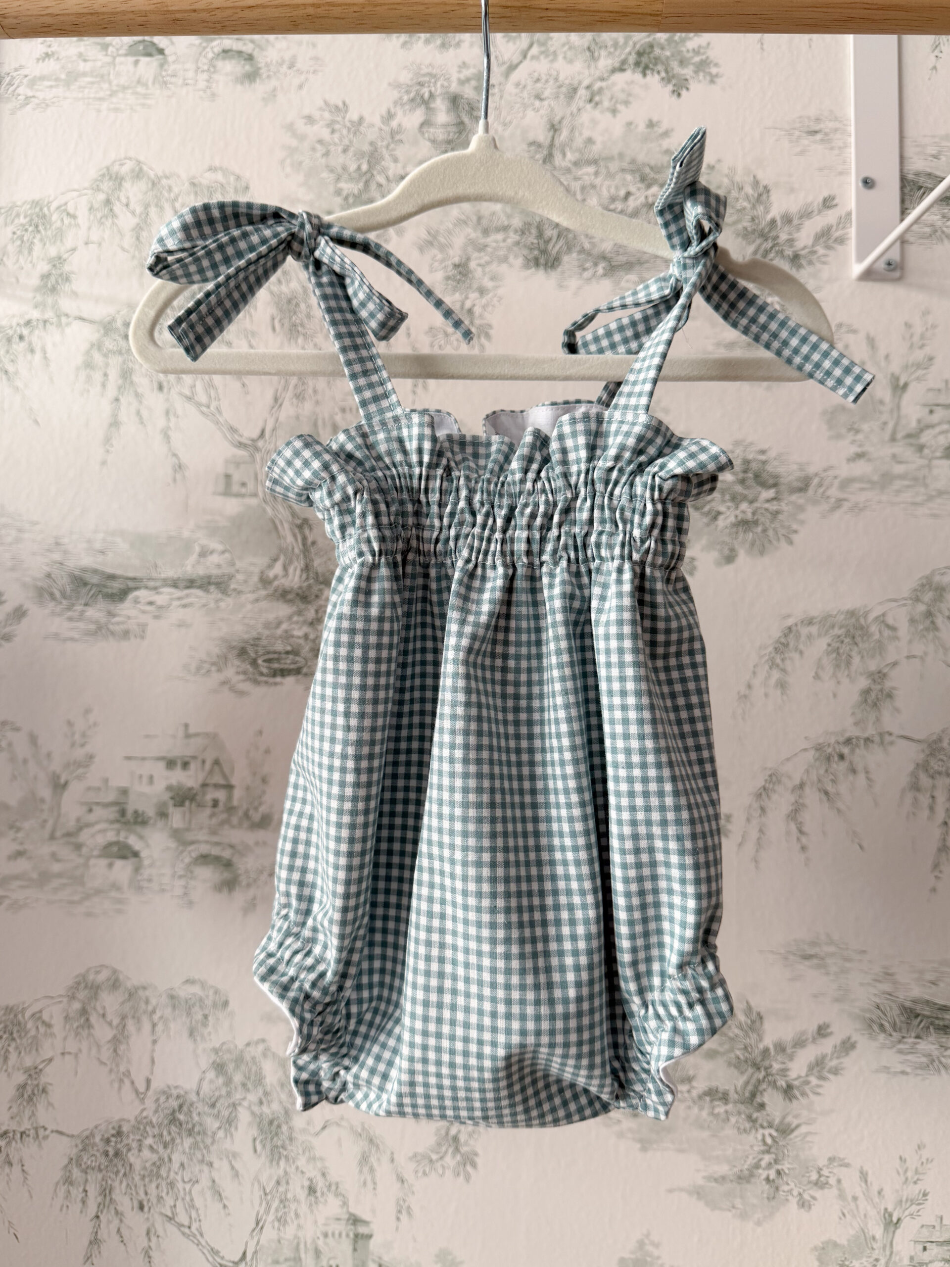 Ranita vichy verde antiguo