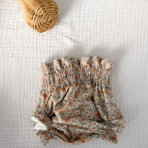 Cubrepañal flor azucena