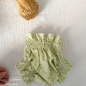 Cubrepañal flor parra verde