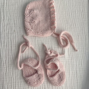 Conjunto rosa algodón