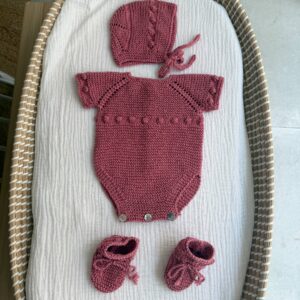 Conjunto bodoques coral
