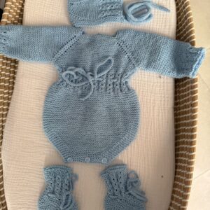 Conjunto Paula lana celeste