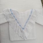 Babero Nani con lazo celeste