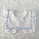 Baberola Lea con rizo lazo celeste