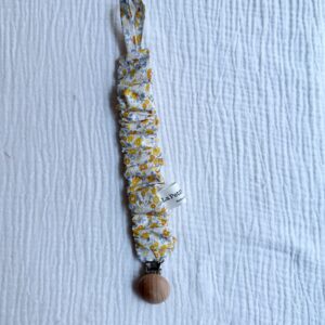 Chupetero flor amarilla