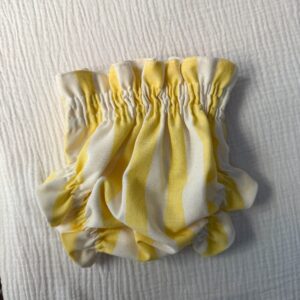 Cubrepañal rayas amarillas