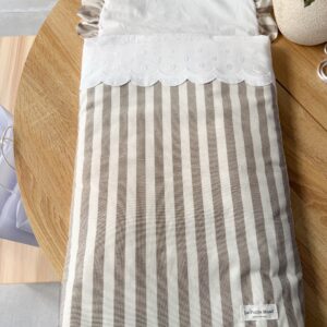 Saco universal para capazo rayas beige