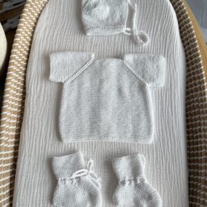 Conjunto blanco algodón