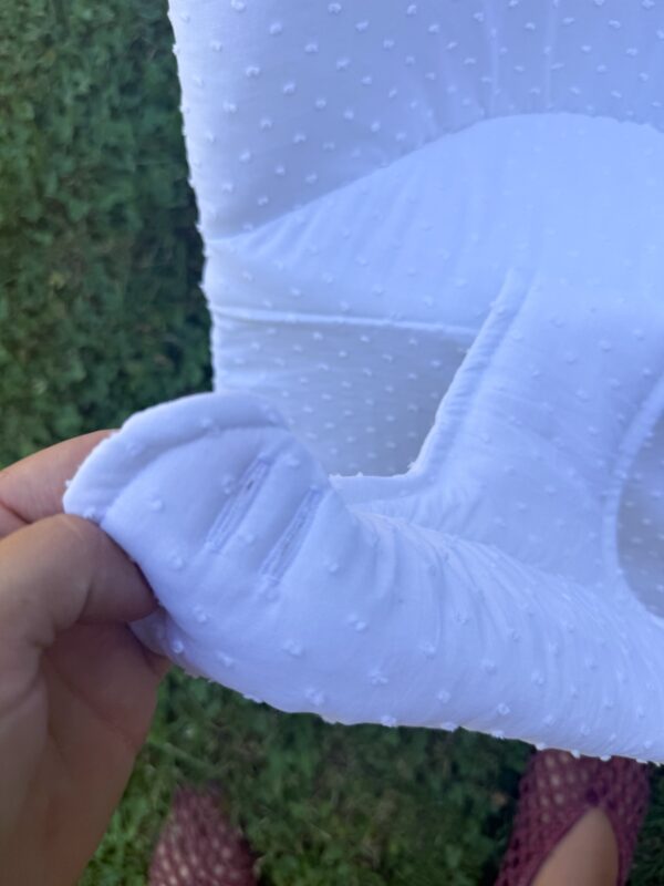 Funda hamaca babybjörn plumeti blanco - Imagen 3