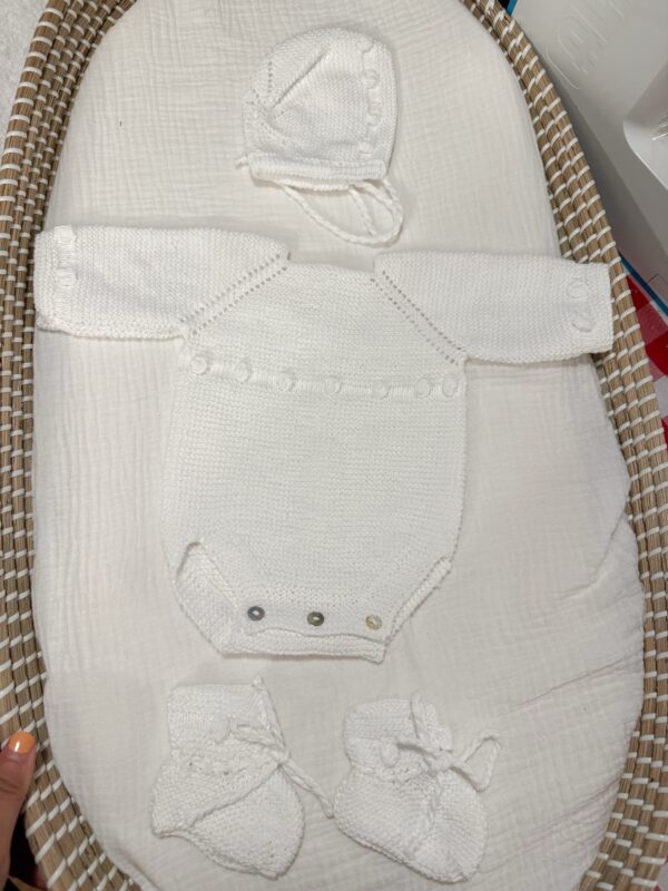 Conjunto bodoques algodón algodón
