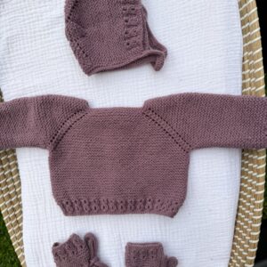 Conjunto lana brezo ochos